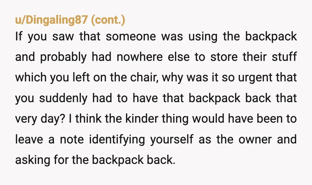 u/Best_Product_7027
"if it was my intention to steal it". She DID steal it!!! 🤣🤣🤣