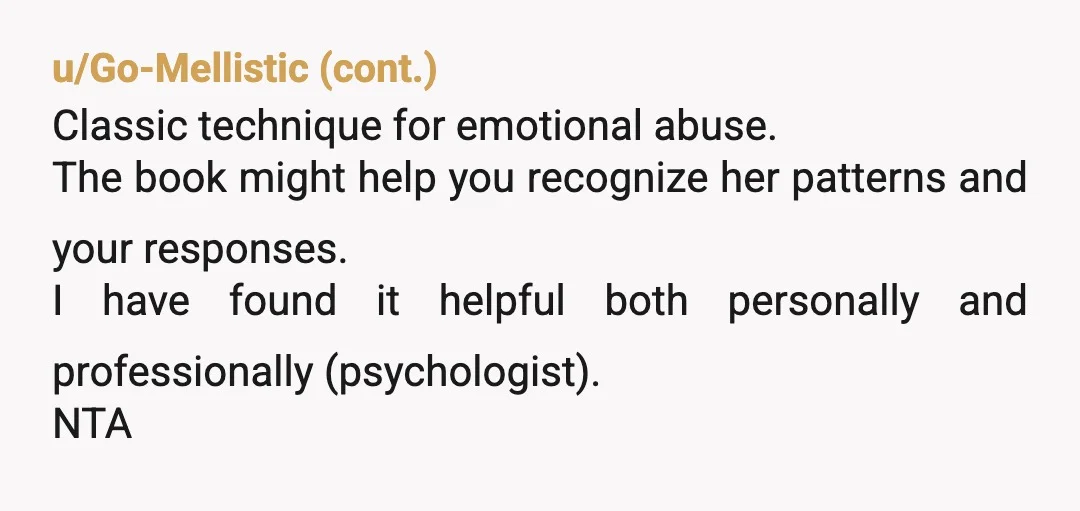 u/Pkrudeboy
NTA. She is, in fact, a terrible mother. Why do you bother interacting with her?