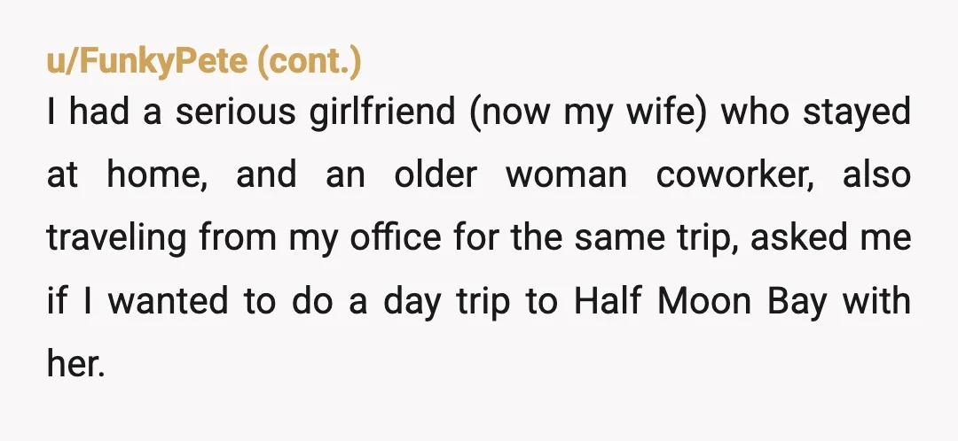 u/Responsible_Employ23 Are we sure that this dude doesn’t feel pressured into all this, on his side? Picture some lady, 25+ years older than you (so, old enough to be your...