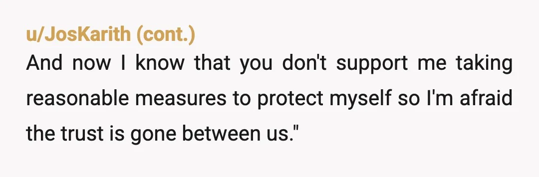 u/iwasntalwayslikethis Tell your girlfriend that you aren't comfortable and that should be the end of the conversation. Period. If she can't respect that? Find a new girlfriend who will and...