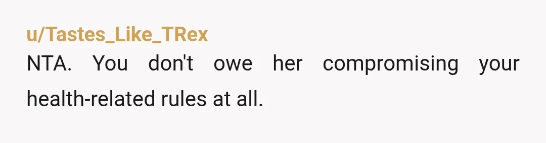 She brought up that we'd all be paying the same rent, and that she should get to use the kitchen as much as we do You are all paying the...