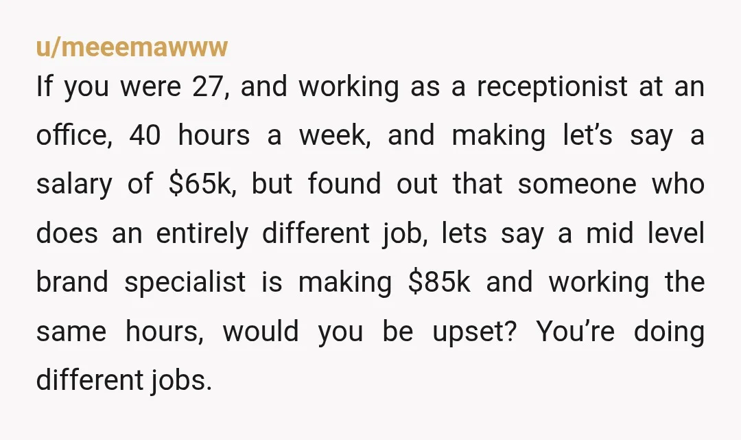 u/Gir_PupForm
Thats how the world works, people make different amounts of money, YTA.