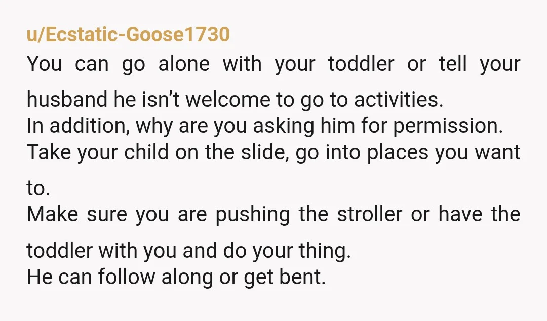 u/BlondDee1970  It's a red flag that your husband chooses to come along and ruin your adventurous day with your son rather than stay back at the hotel. Why pay to...
