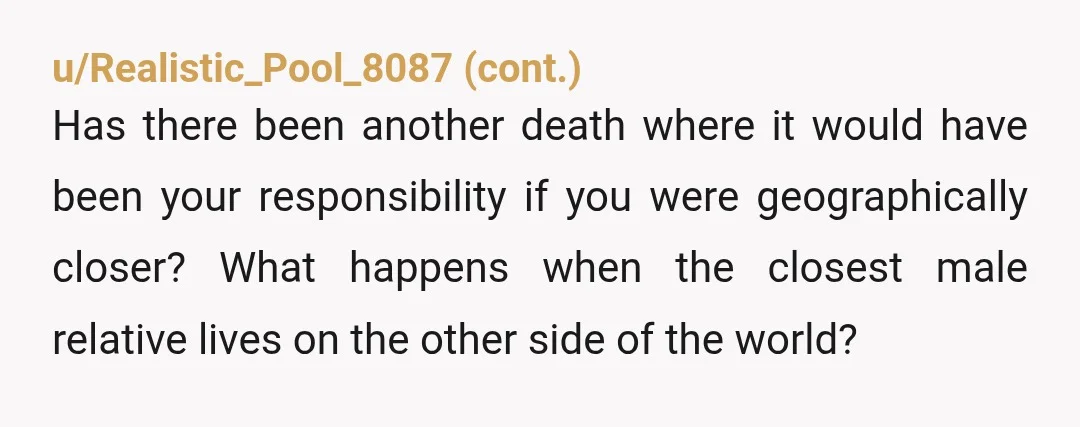 u/Adelucas You are stuck in a difficult position. Family pressure is always going to be intense, but you can only do what you can do. Sadly no matter the culture...