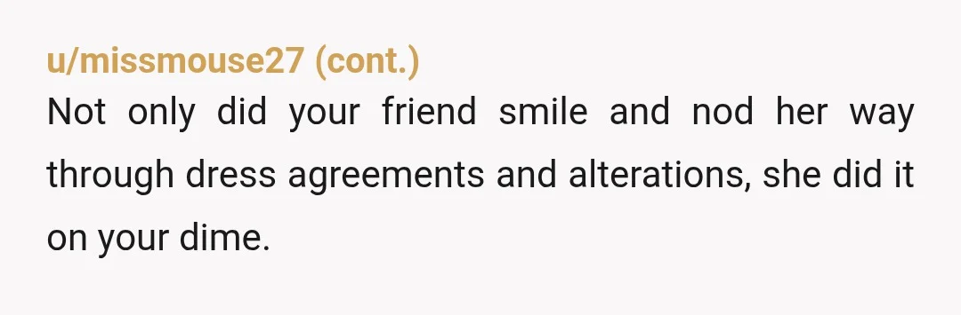 u/eve6grl02
There is nothing weird about having a color scheme for bridesmaids. Your MOH is way off base. NTA