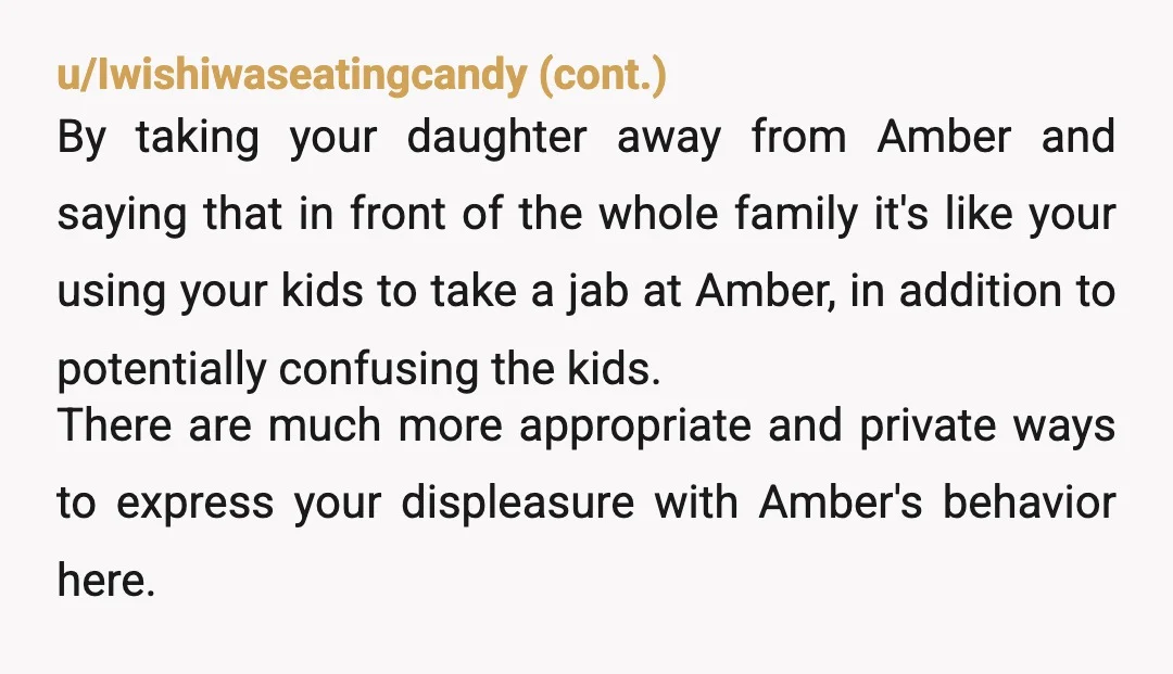 u/zoosniper
NTA ah titles or whatever I tell my kids who their Aunties and Uncles are.not someone's partner