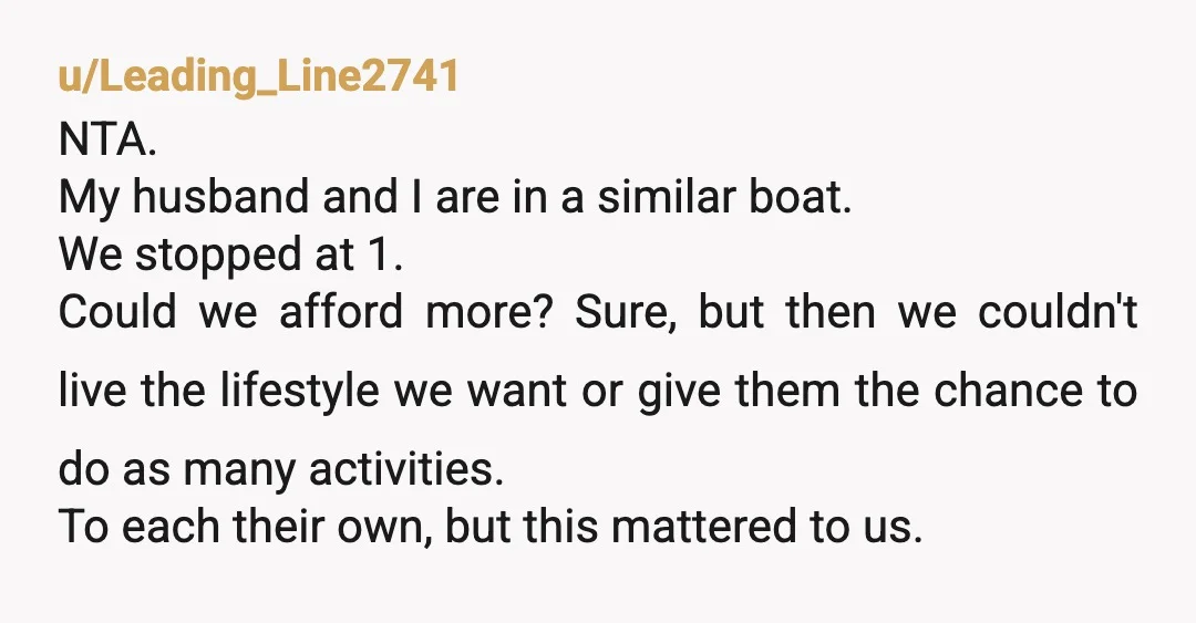 u/rationalboundaries NTA But you need to consider your brother's bullshit in terms of the future. He's going to make everything you're able to do for your kids (college funds, cars,...