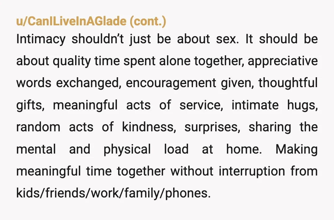 u/AlitaliasAccount I feel so bad for your wife. She's literally going through medical issues and you're over here crying like she's doing this on purpose. You say you want her...