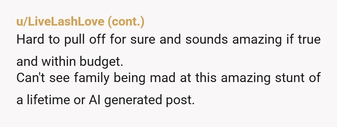 u/madempress NTA. I think there were probably better options - communication is an expression of love and you didn't even communicate the engagememt. So either you're hiding a lot of...