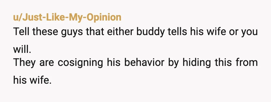 u/Alive_Leather684 NTA.. The fact that your husband isn’t breaking off that friendship is a red flag. It’s also dangerous. “Misery loves company” “Show me your friends and I’ll show you...