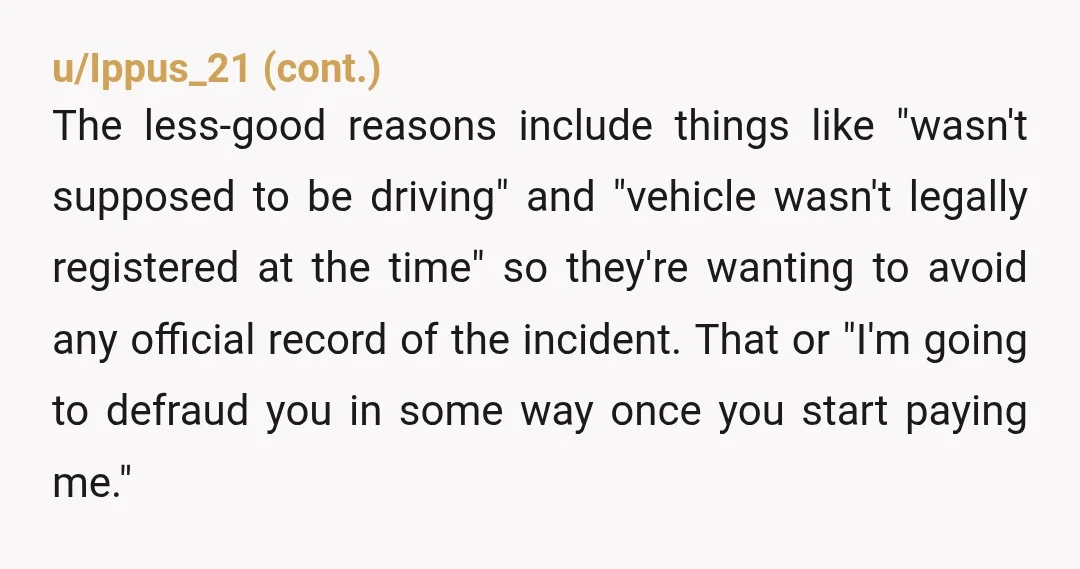 u/Hopeful-Material4123 I have worked in insurance defense.... you are more than fine. You did everything correctly. You provided your information, filed a claim and took responsibility. This is WHY we...