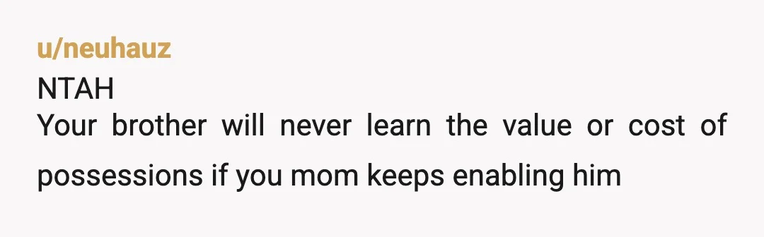 u/Naerven
NTA and seriously you should be working hard on a way to move out.