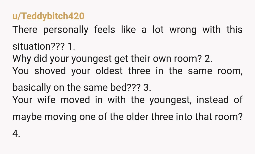 u/Sea_Angle_8263 I’m assuming you’re from a country/culture where co-sleeping with adult children is normalised so i’m not going to comment on that. However, your daughter is 23 and has severe...