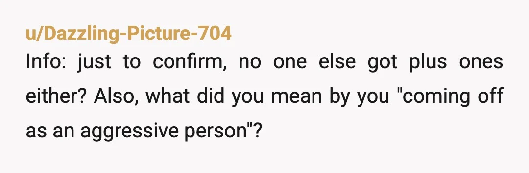 u/SafeWord9999
Don’t do anything. There’s nothing to do. It was your birthday and you celebrated how you wanted. She doesn’t get a say in that.
