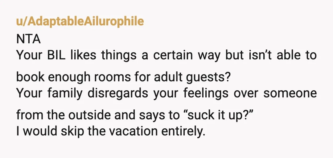 u/tylersmom1919
NTA I wouldn't go at all. They've made their choice and, unfortunately, it wasn't you.