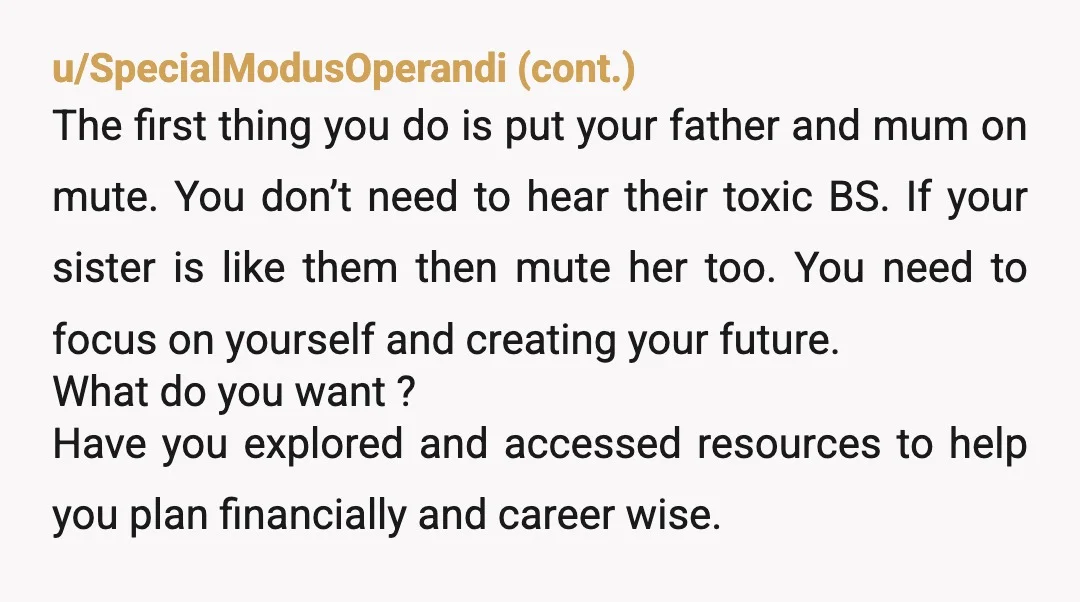 u/lovinglifeatmyage Block them all, it’s a shame you have to do so with your siblings, but they’re being used to try and manipulate you. Then move on to the other...