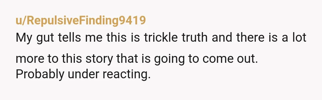 u/Helpyjoe88 YOR.   In most cases I vote hard the other way when spouses conceal exes, FWBs etc, but I don't really think that's what happened here. I don't think she...