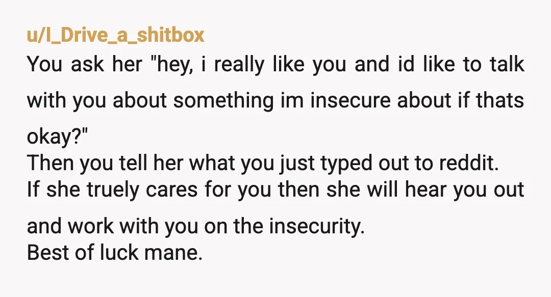 u/partang33 If you trust this person, you should fully tell the story. Uncensored. You'll get more comfortable with yourself by telling it, and it will filter out people who are...