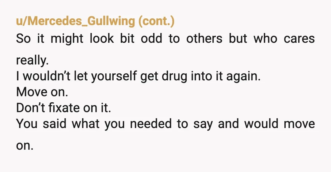 u/old-fave NOR but did it really make you feel any better? Better move would be to look ahead instead of the past. If you really want to get her back...