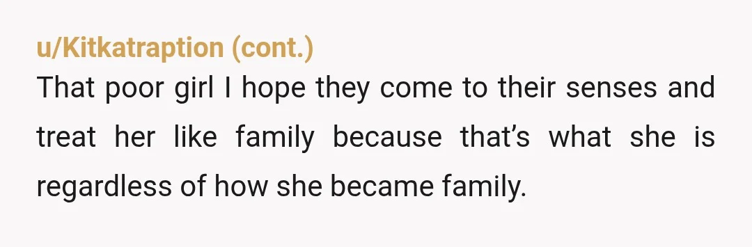 u/curious011 OP your parents are honestly horrible. Reading this just made me feel so sad and mad on behalf of your brother and SIL and especially your niece. Plenty of...