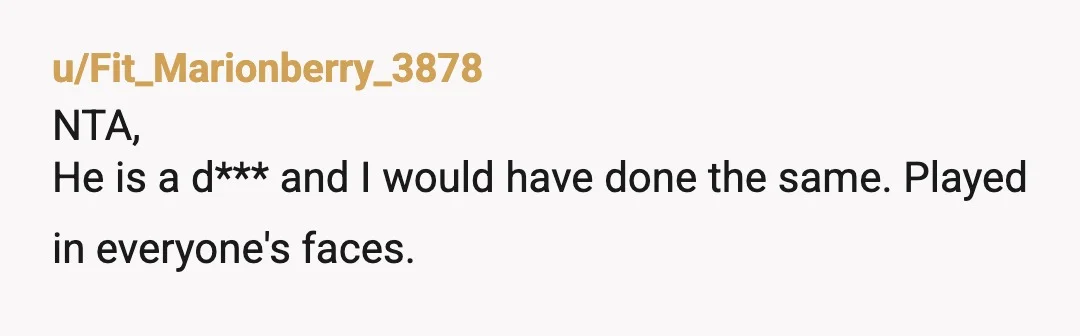 u/atmasabr "So, did I take my response too far or should I just continue calling this friendship done for good?" NTA. Too far? No. Maybe too fast, I wouldn't expect...