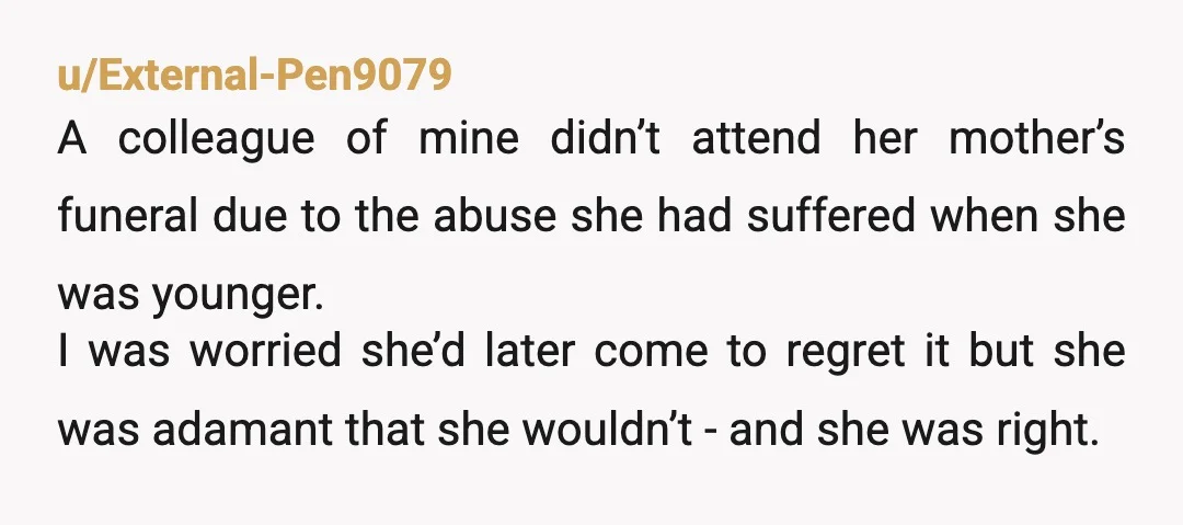 u/groovyfirechick NTA: You cut contact for a reason. An abusive person on their deathbed is NOT a reason to reconnect. Your aunt is telling you to go because of HER...