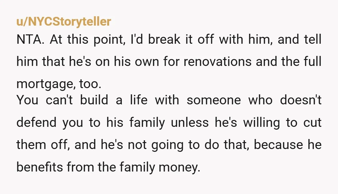 u/BlessedHealer I think it’s still silly to contribute THAT much to renovations on a place you don’t own - just say you’d rather just pay him rent and utilities