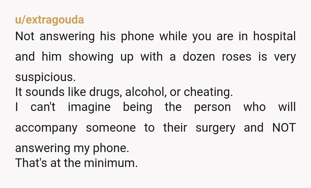 u/DrVL2 I’m so sorry that you had to deal with that. He really needed to wait until you got into the surgery before stepping out. He really needed to be...