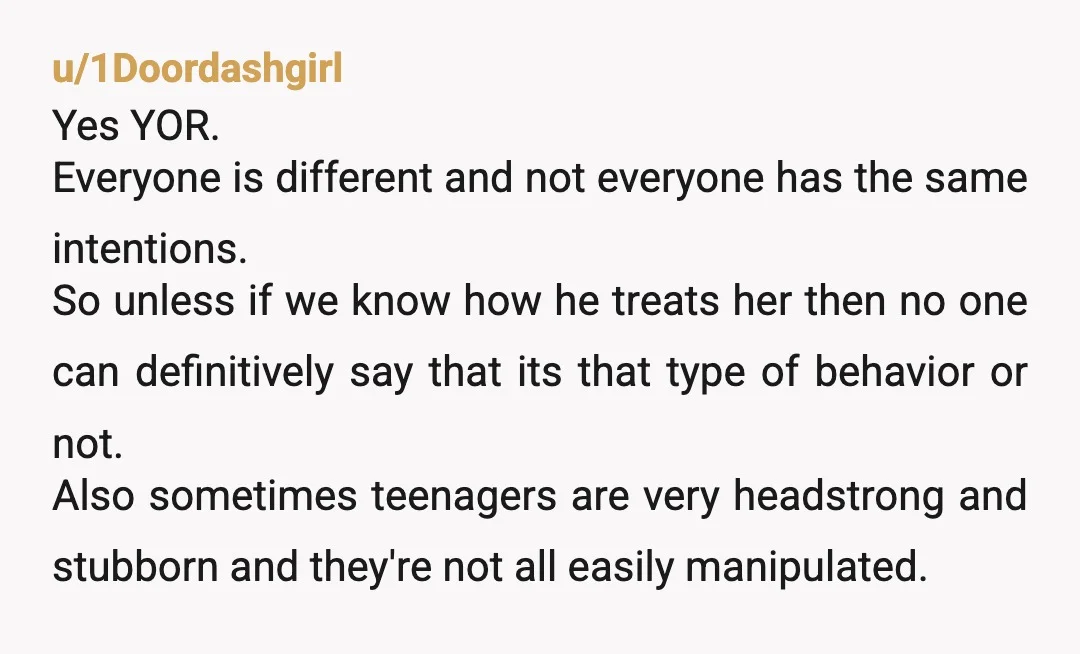 u/AStolenGoose
I think the fact that you see it like this is more worrisome than anything else.
YOR