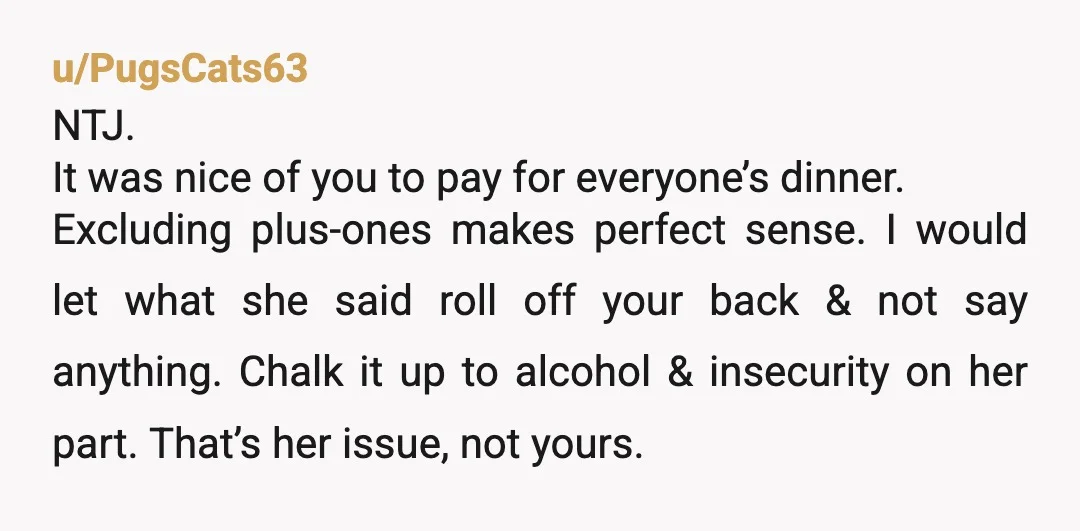 u/Appropriate_Sock6893 YTJ. You admit to having met and hung out with her on several previous occasions. Where, may I point out, you b**** that she was there because “no one...