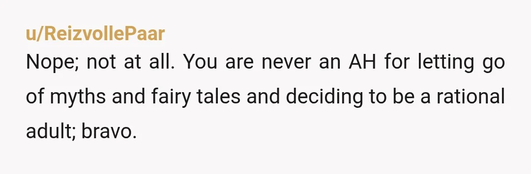 u/cckka You have two choices: Say no and your family might not forgive you Say yes and accept it. If I can offer you insight it's about putting someone to...