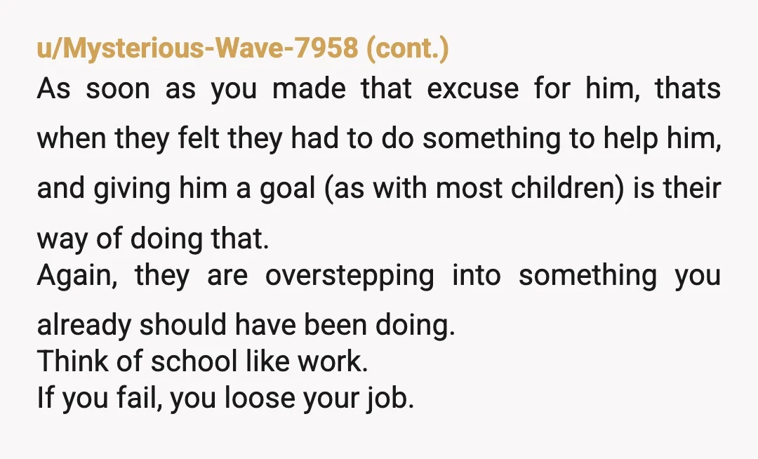 u/TaxiLady69 You, your husband and your children should all stay home together. If one person in my family isn't good enough for the trip, then the rest of us aren't...