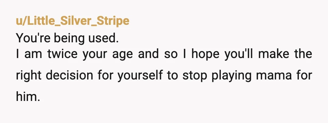 u/misspuddingpie
Girl, no.
Stop this.
STOP GIVING WIFEY BENEFITS WHEN YOURE BARELY GETTING GIRLFRIEND TREATMENT