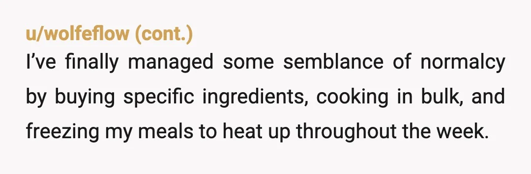 u/Ok-Chemistry9933 You could Never be the AH in a situation like this. You may have IBS-D or Crohns disease. I hope you can see a gastroenterologist for confirmation. My family...