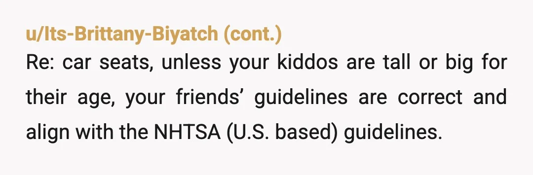 u/para_to_medic honestly YWBTA if you moved out over this. your friend is doing some excellent parenting and it sounds like your kids will benefit hugely from being in this environment,...
