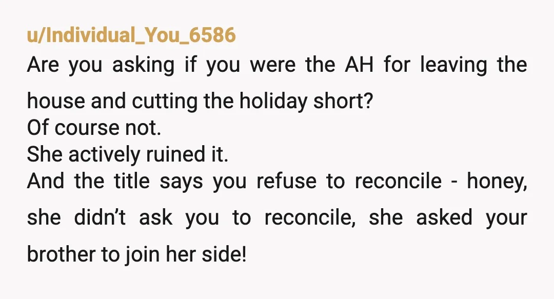 u/ConsciousJicama2633 Not the AH. It sounds like she's probably in an abusive relationship.But at the same time, that doesn't excuse the fact that she has taken something that was literally...