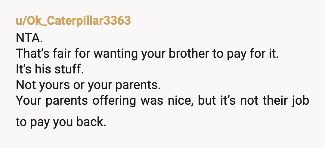 u/the-library-fairy
Esh, if your parents are happy to pay for their teenage son's prescriptions why fight about it? 