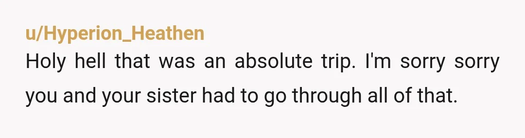u/Lundy_trainee "She'd just say we didn't need to know because they didn't want to know us. So there's no point in seeking out a parent that didn't want you." OP,...