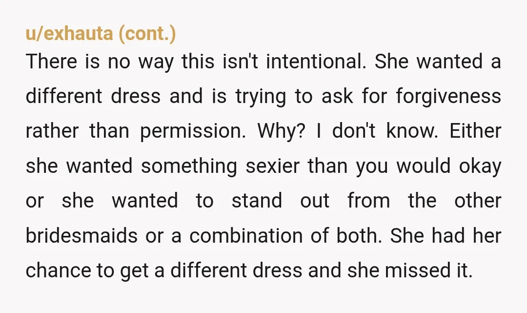 u/fyr811 You posted four months ago about your MOH and her dress, was that the same issue? Regardless, you are NTA . I wish you good health, a beautiful wedding,...