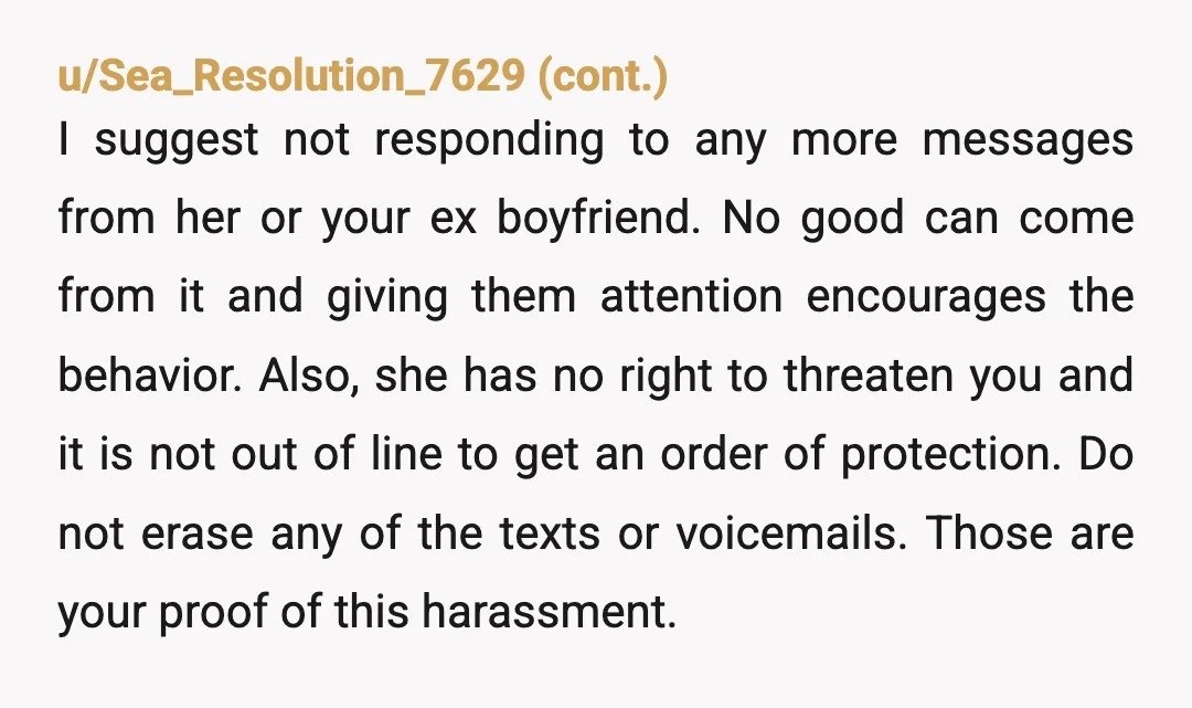 u/satanic-frijoles
Grown ass woman interfering with teen-age relationships? That is inappropriate and such "off" behavior, best to ignore the whole family.
NTA.
Mom and ex-BF are the AHs.