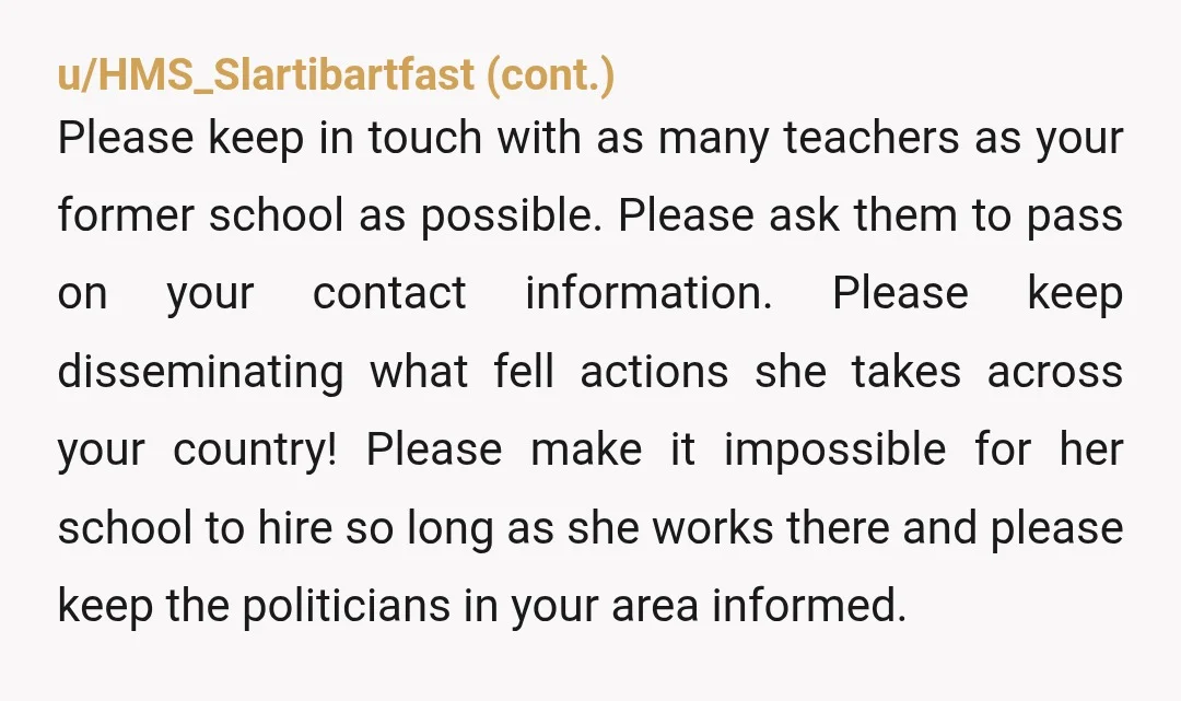 u/hiddikel
I do so like reading "sorry, English isn't my first language.
So, I'm an English teacher" and then it's a perfectly written English post.