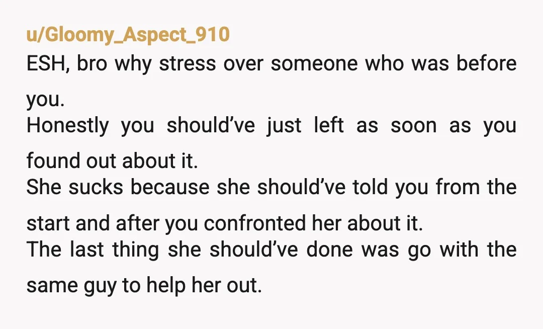 u/weallfloatdown
Time to move on.
Either leave this relationship or let the pass go. This woman has a right to have a relationship with her family. YTA
