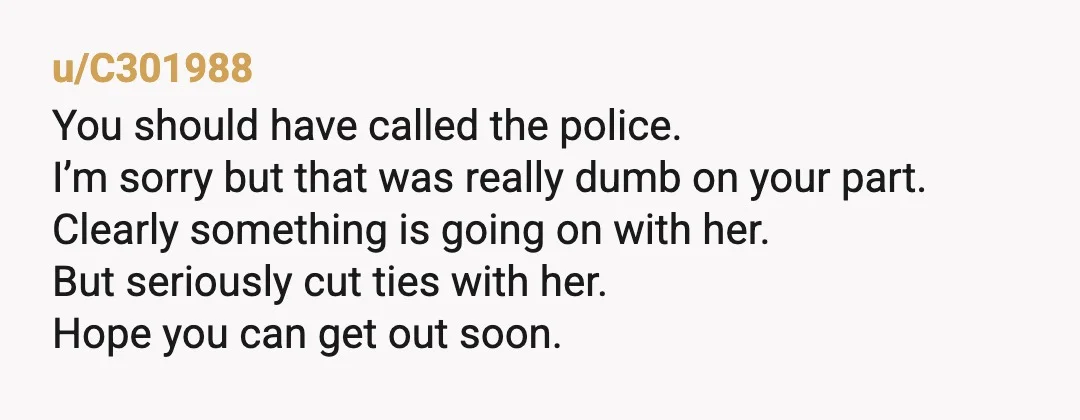 u/TerrorAtLife Seems like she's starting to get to the delusional stage of life now. NTA, you've done right by this lady when she's needed the help but now she may...