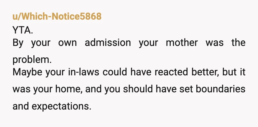 u/FamiliarFamiliar
I'm confused by the house sitting.  Why would the in laws come for months and house sit?