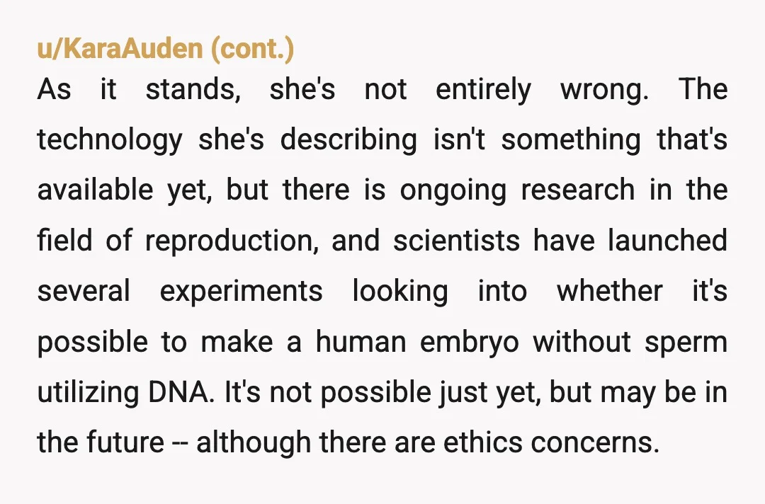 u/DragonScrivner
Explaining basic human biology isn’t being rude or homophobic.
And tell your sister to stay in school.
NTA