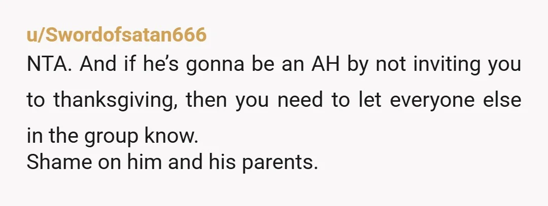 u/petit_macaron_chat NTA. You and this friend have different values and he’s not emotionally mature enough to reconcile yours with his own. If you haven’t responded, I would just say something...
