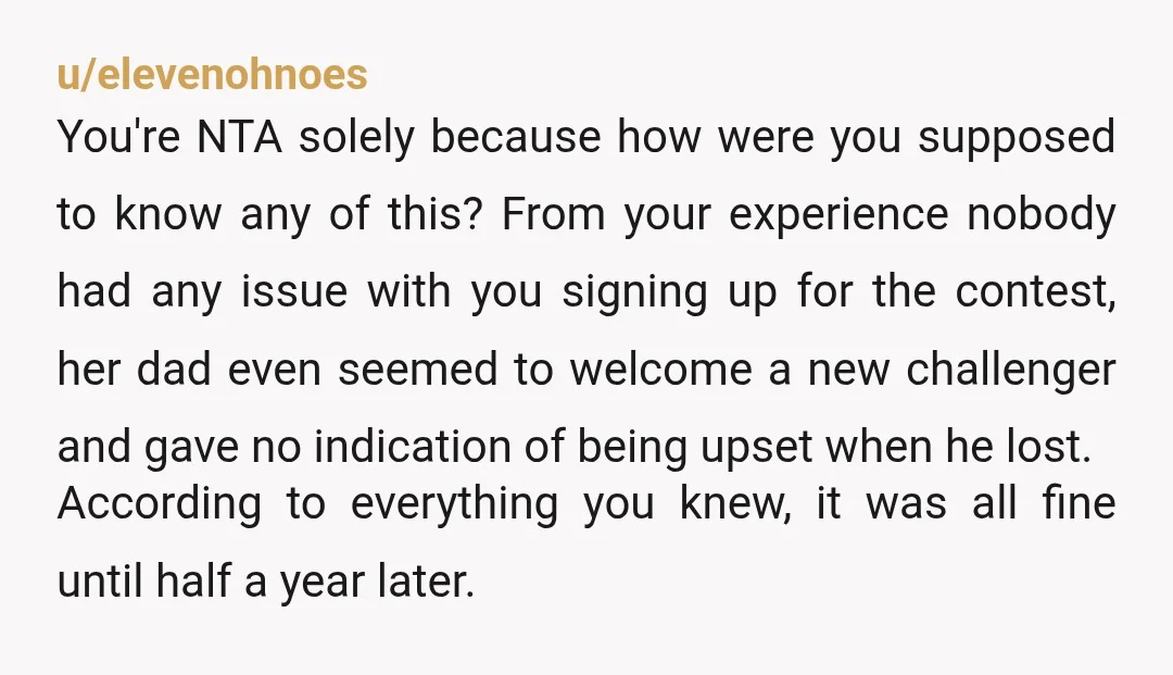 u/Thundersharting NTA Speaking as a fully fledged, eccentric, cargo-shorts wearing 51 yo dad of 4 ... yo that mf had better step up his dawg eating game if he wants...