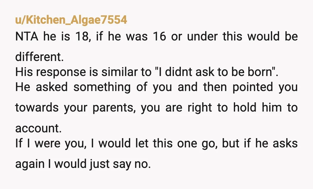 u/Abject-Award-1116 This is the dumbest post over $10. Really trying to have a who's a better person over $10? Grow up get over it and move on. If something this...