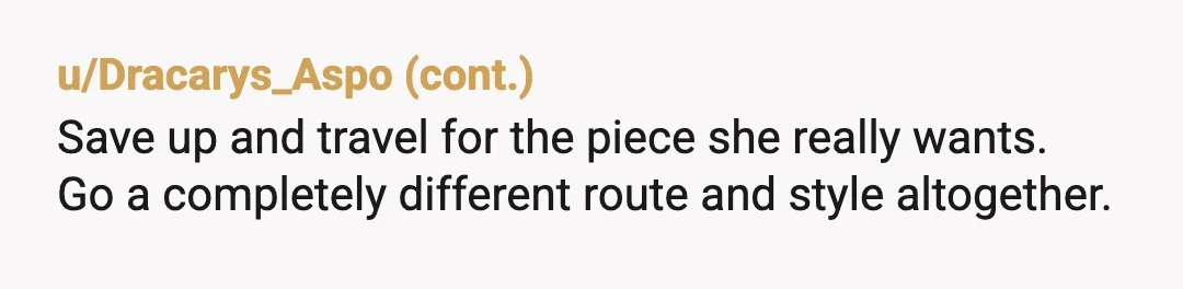 u/Waffling_Waffle NTA - I don't think there is anything wrong with you gently reminding her, especially if she likes and respects the tattoo artist, about the artists request. I also...