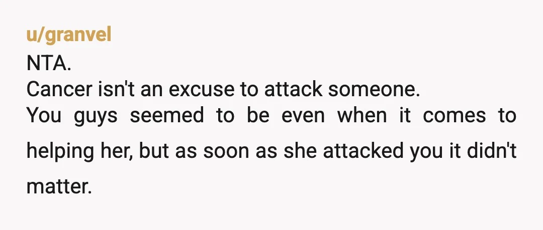 u/Rare_Sugar_7927 Absolutely NTA. I hope you can get away as quickly as possible. I think you shouldnt block them, just mute them. You may need the evidence of what they...